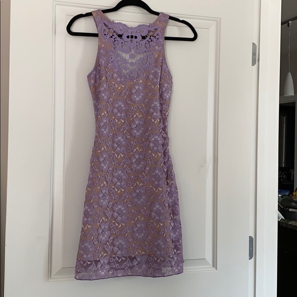 One Rad Girl Dresses & Skirts - Lace Purple Dress Size Small